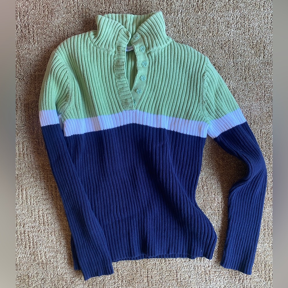 Vintage Liz Claiborne colorblock sweater